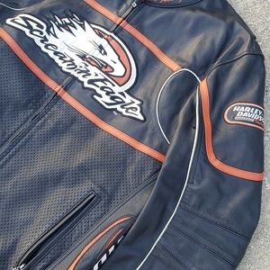 Harley Davidson Screaming Eagle raceway motorcycle riding jacket